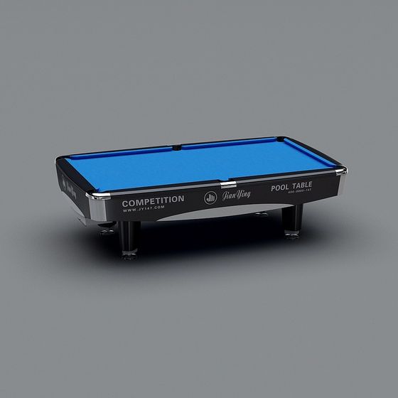 Competition Pool Table 3D model