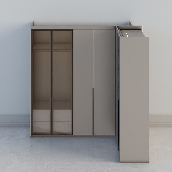 Urban Closet 3D Model for Modern Interiors