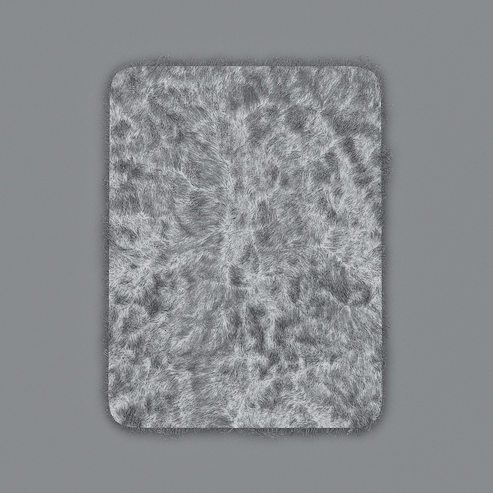 Fuzzy Rug 3D model for Cozy Interiors