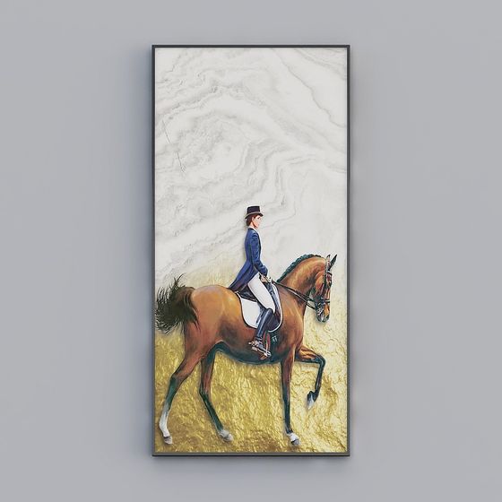 Knight and Steed 3D model