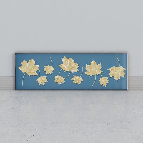 Autumn Maple Leaves 3D model for Creative Projects