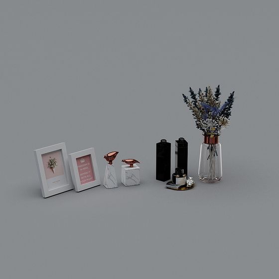 Minimalist Decor Collection 3D model for Stylish Interiors