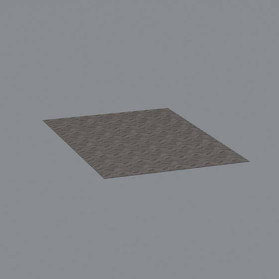 Industrial Metal Plate 3D model