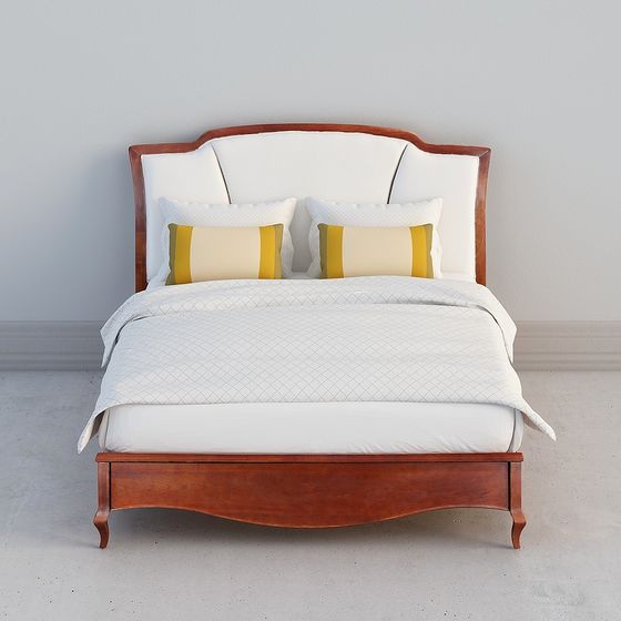 Cozy Retreat Bed 3D model