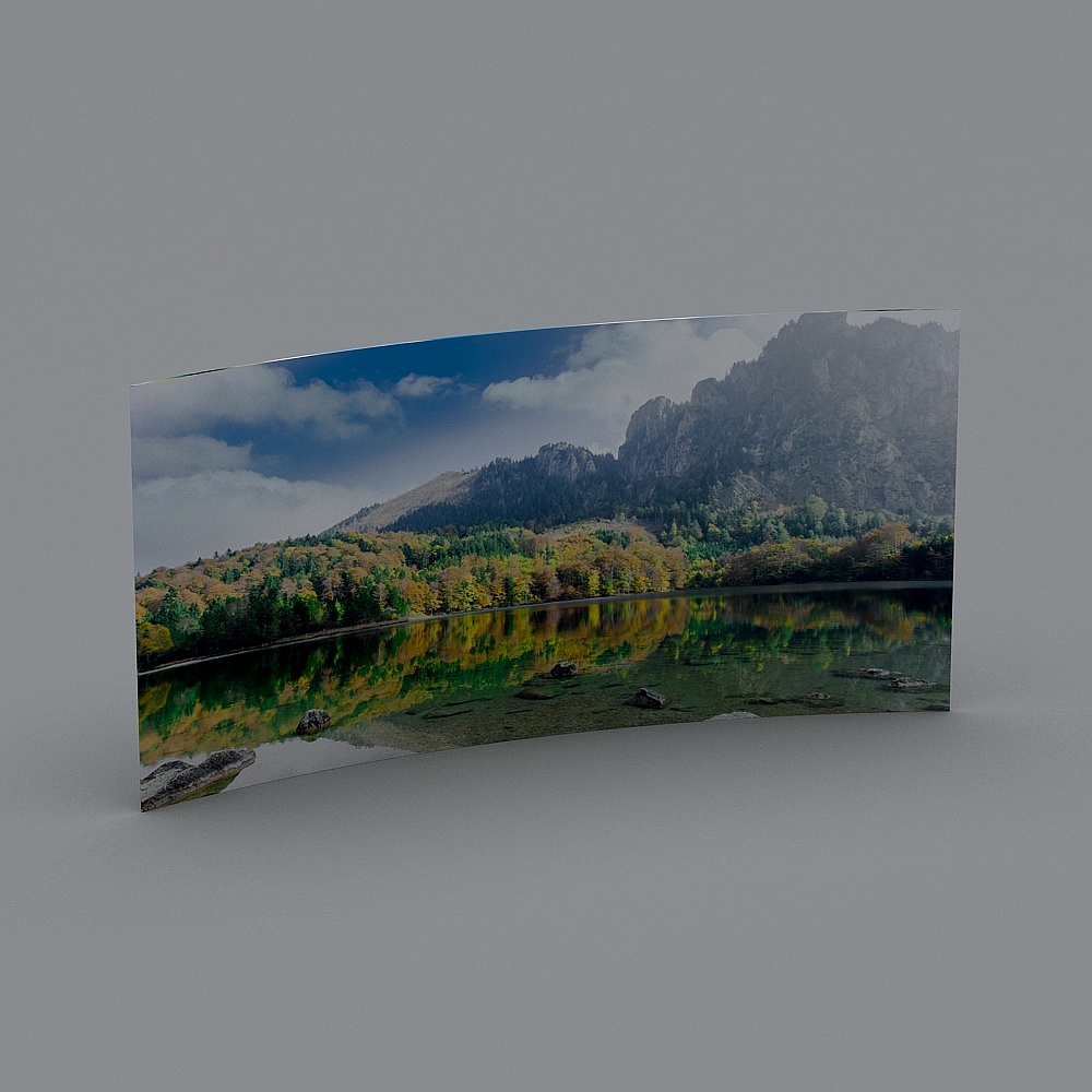 Autumn Lakeside 3D model