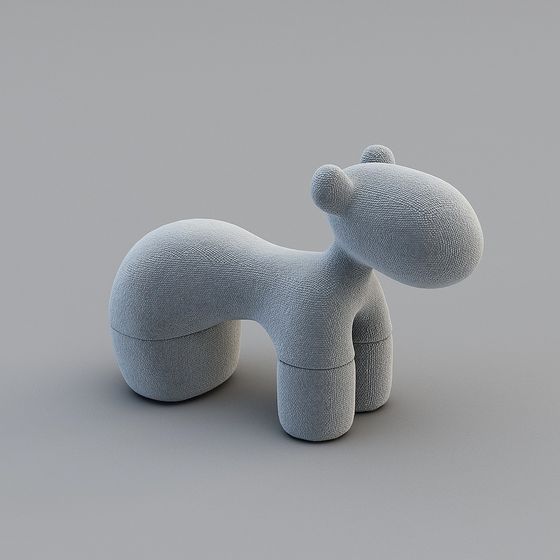 Cute Low-Poly 3D Model Pony