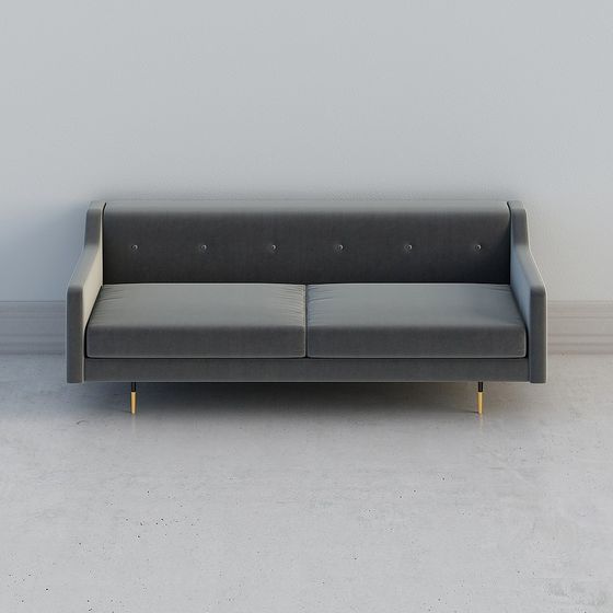 Divano Lindsey - Velluto Grigio