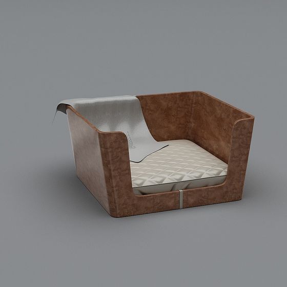Stylish Low-Poly 3D Chair Model for Modern Interiors