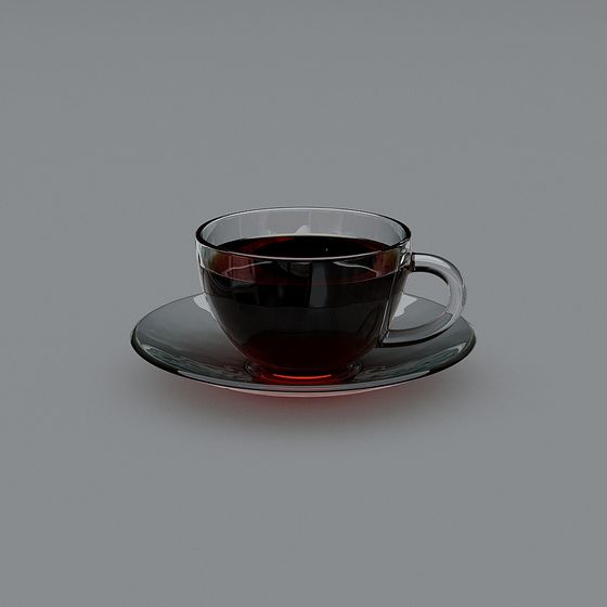 Warm Afternoon Tea 3D model