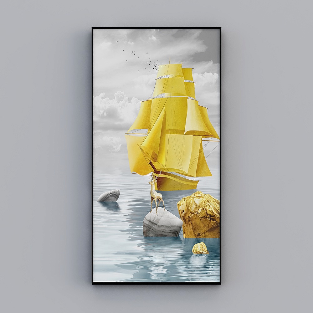 Gemmage - Modern Minimalist - L-25225 - Decorative Painting