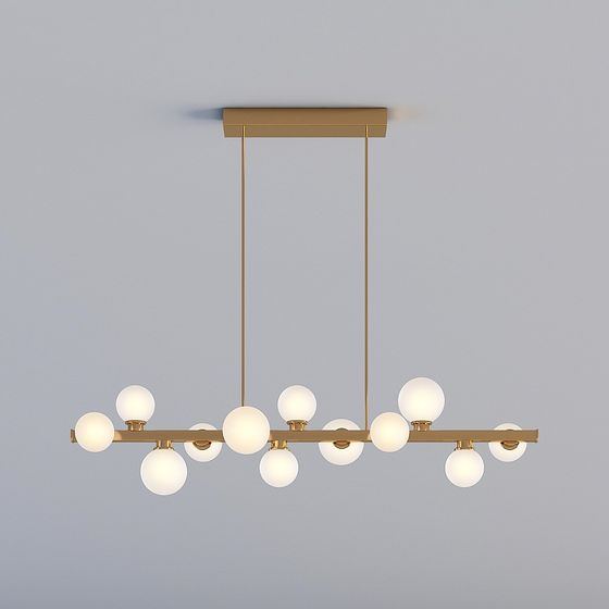 Elegant Chandelier 3D Model for Modern Interiors