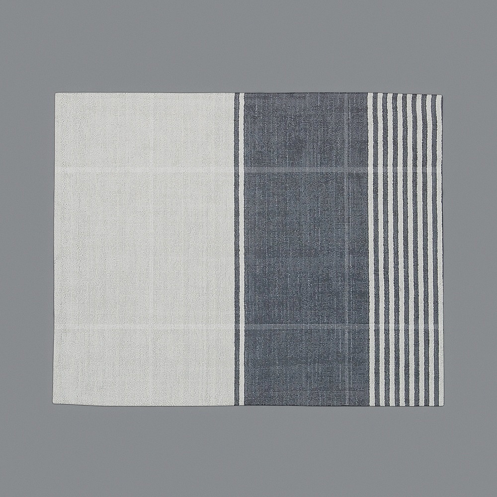 Striped Carpet 3D model for Modern Design