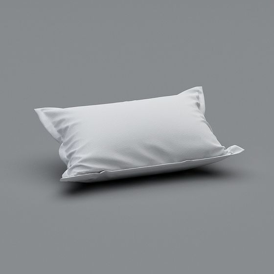 Elegant Low-Poly Pillow 3D model