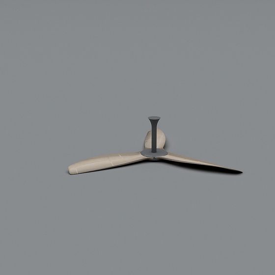Modern Minimalist Ceiling Fan 3D model