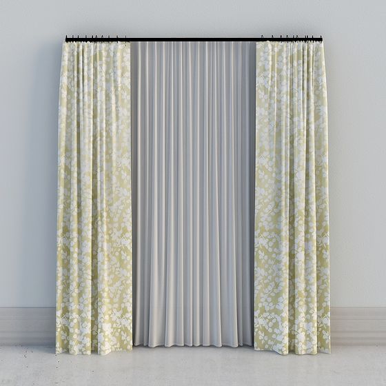 Una habitación - luz moderna de lujo pastoral degradado amarillo suave