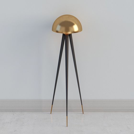 Elegant Modern Floor Lamp 3D model