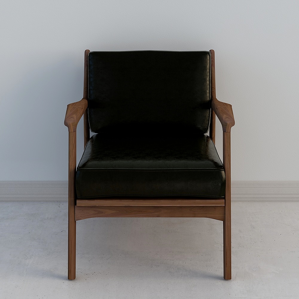 Negro soltero de mediana edad