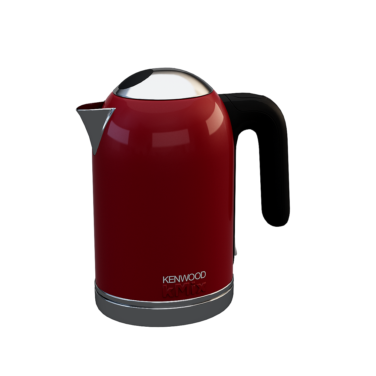 Kenwood Electric Kettle 3D Model – Minimalist Low-Poly Design