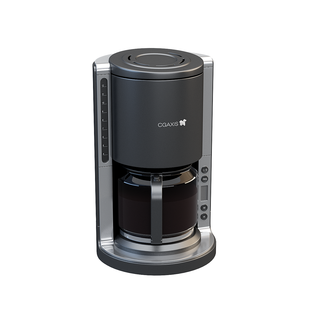 Sleek Low-Poly Coffee Machine 3D Model – Minimalist Design