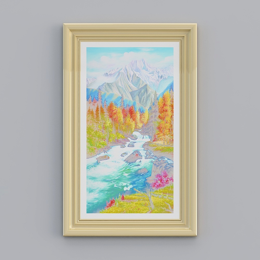 Glorious Fine Paintings - Simple Modern - GJN-1280 - Landscape Decorative Paintings