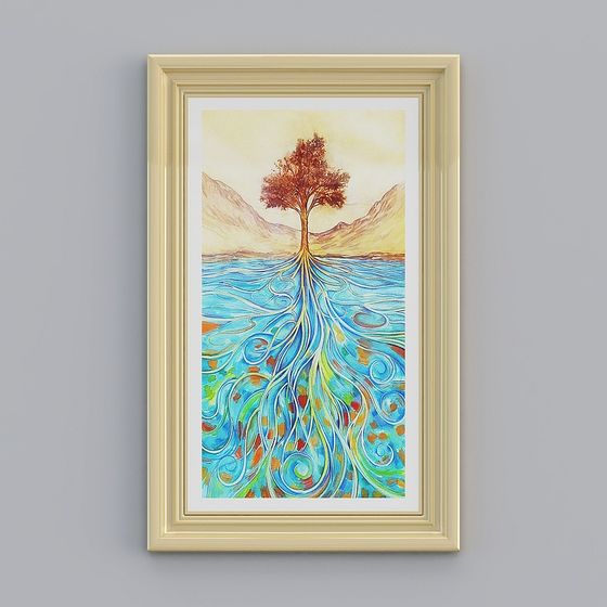 Life's Source 3D Model for Creative Projects