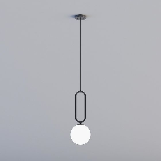 Elegant Chandelier 3D model for Modern Interiors