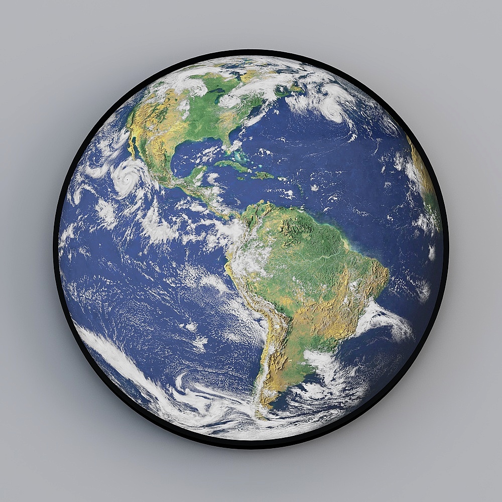 Stunning Earth 3D Model for Visual Exploration