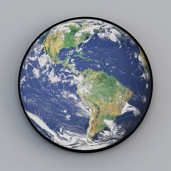 Beautiful Earth 3D Model for Creative Use