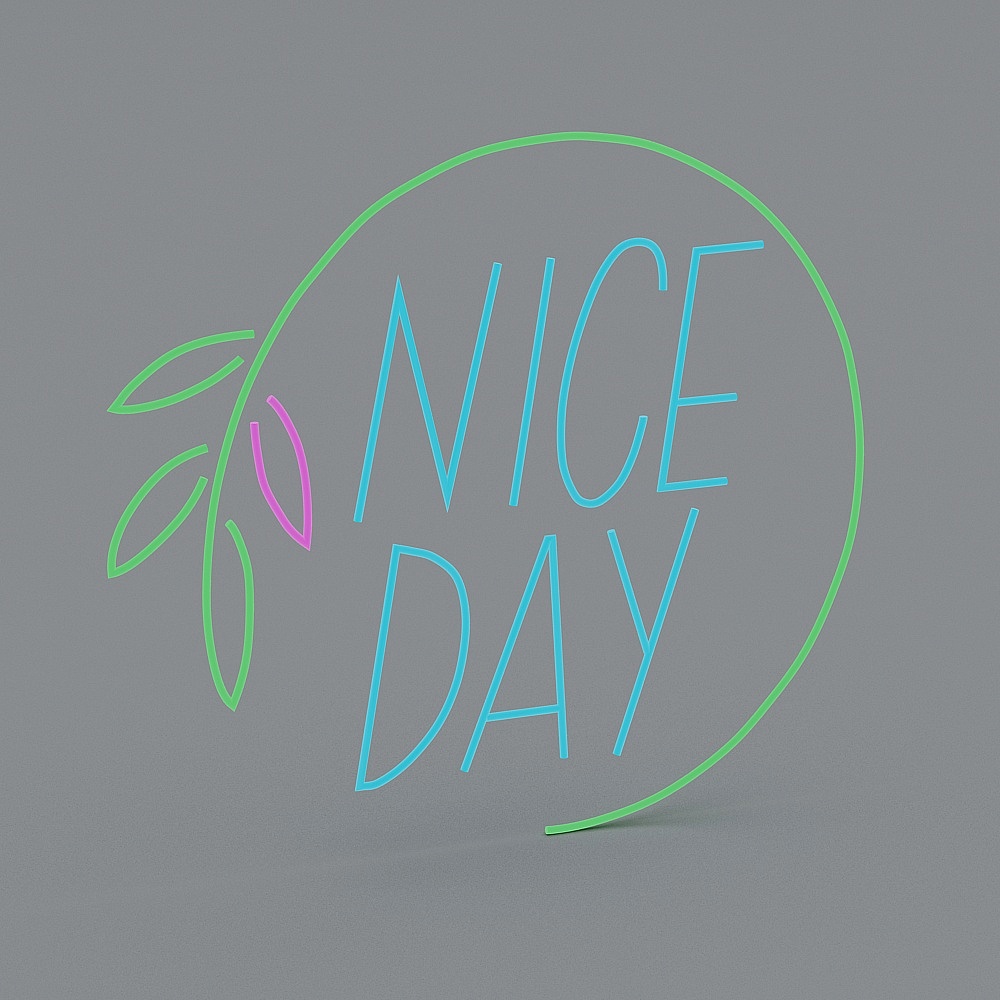 Decorative Light-nice day Neon light