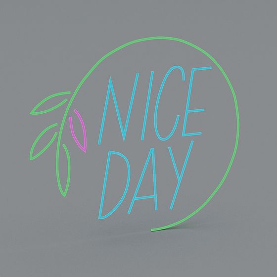 Nice Day Low Polygon 3D Model