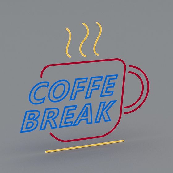 Coffee Break 3D model