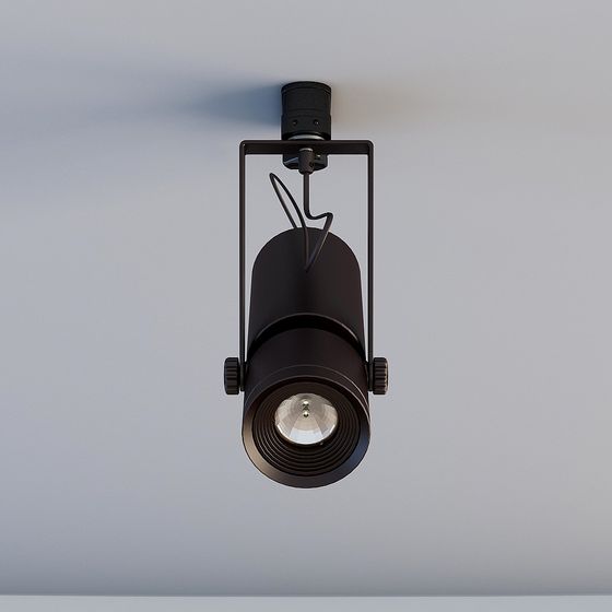 Modern Low-Poly Track Light 3D model