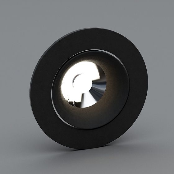 Sleek Black Ring 3D model for Creative Projects