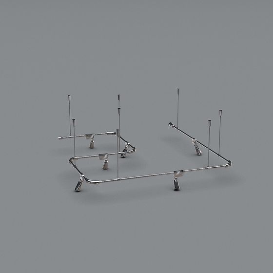 Futuristic Bridge 3D model