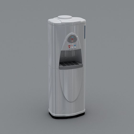 Black Water Dispenser 3D Model – Free for Contemporary Spaces