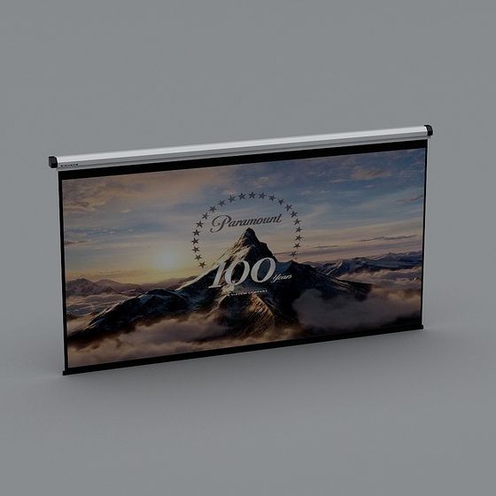 Stunning Electric Projection Screen 3D model
