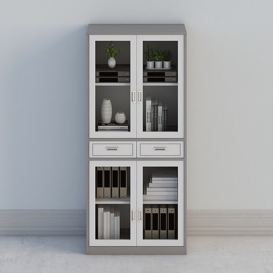 Modern Minimalist Bookshelf 3D model