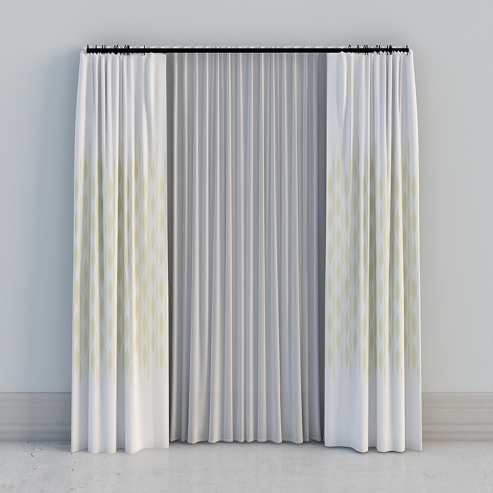 One room - modern new Chinese light luxury gray-yellow gradient 