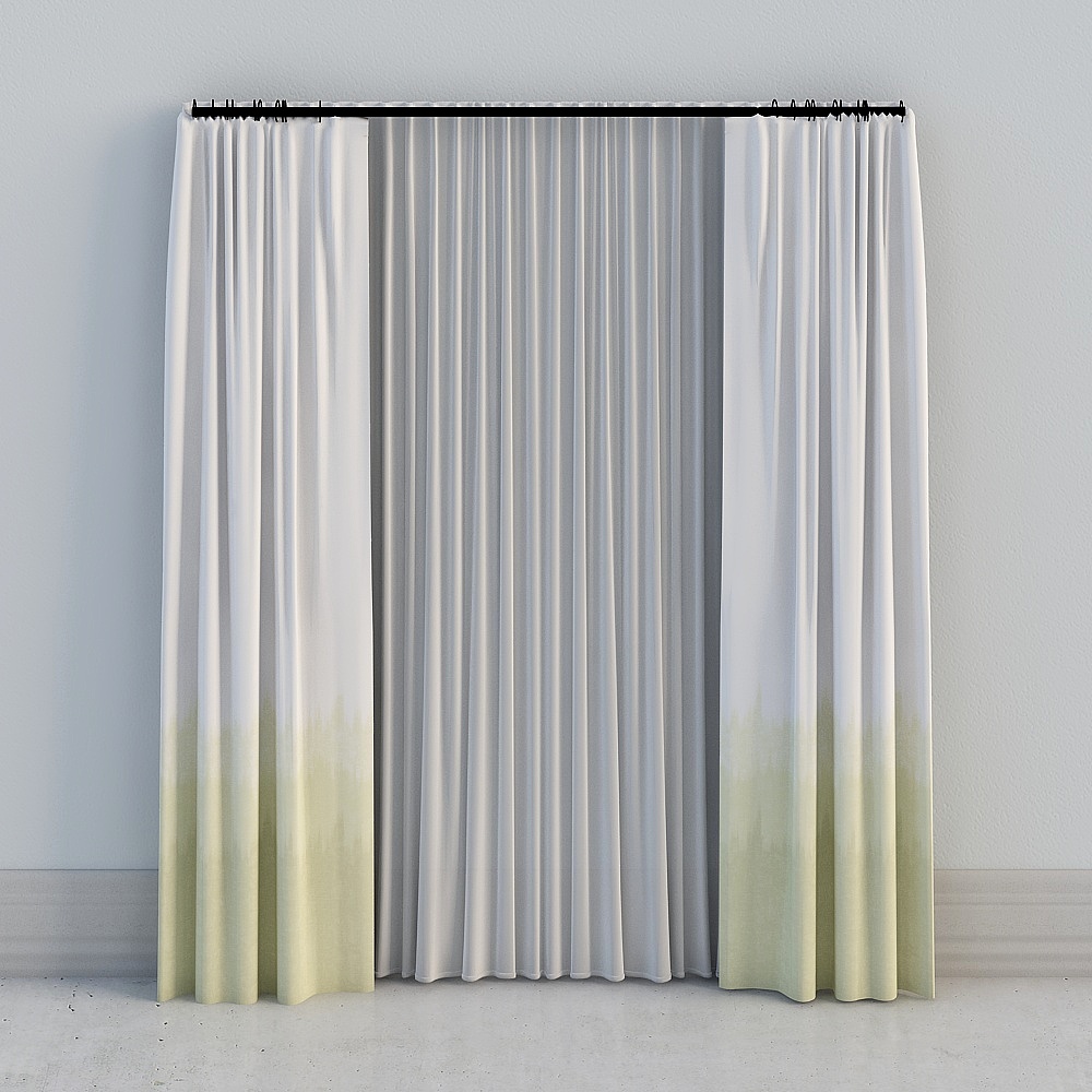 Una Stanza - Moderno Nuovo Grigio-Giallo Cinese Lusso Leggero