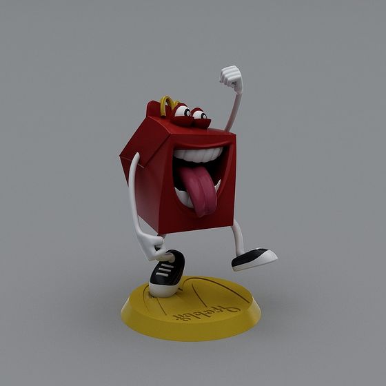 Happy Meal Box 3D model