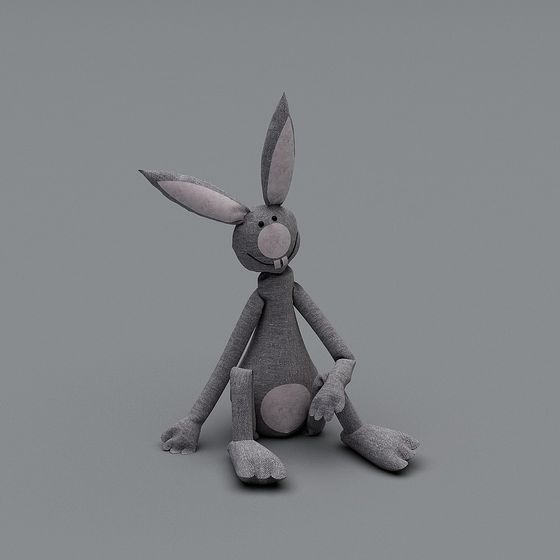 Low Poly Rabbit 3D Model for Creative Projects