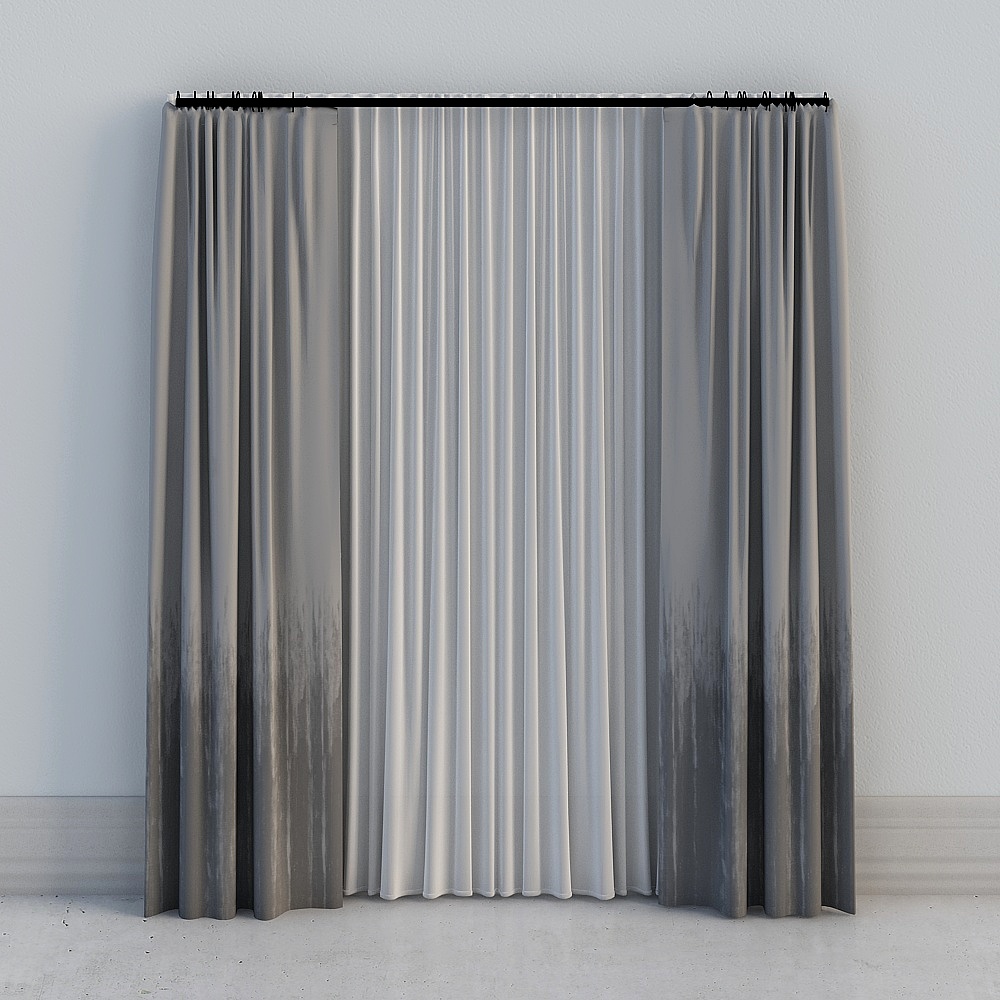 One room - modern new Chinese light luxury gray-yellow gradient 