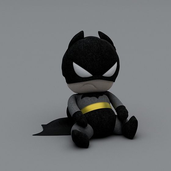 Highly Detailed Batman 3D Model for Superhero Projects
