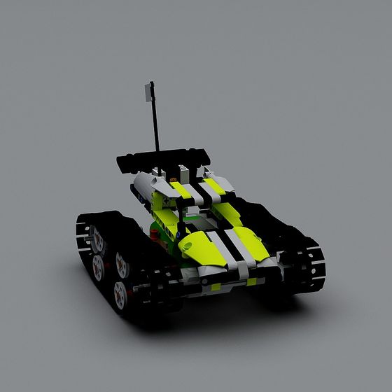 Futuristic Battle Car 3D model