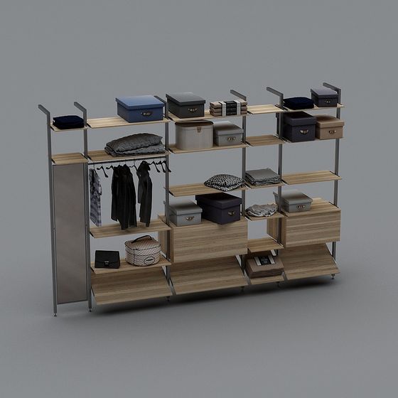 Multifunctional Storage Rack 3D model