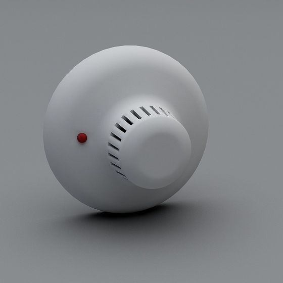 Minimalist Smoke Detector 3D model