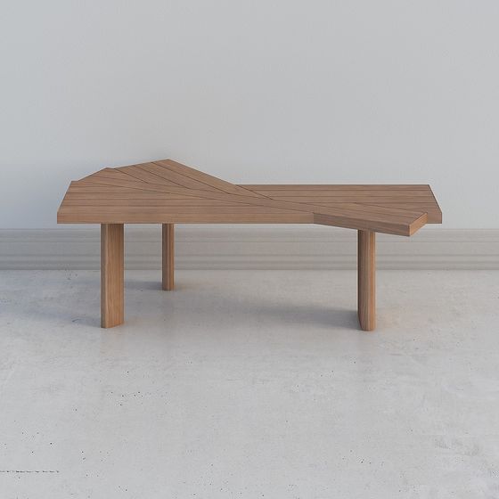 Fission Bench 3D model for Modern Interiors