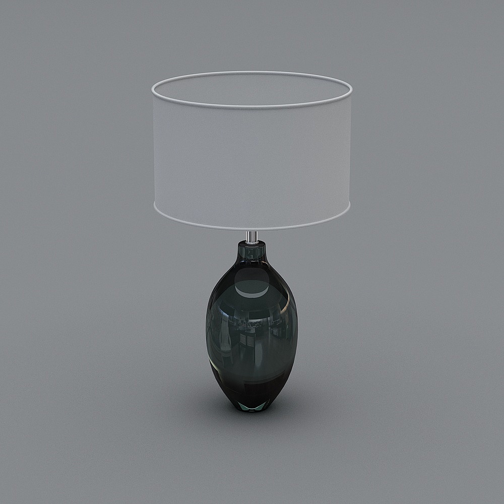 Unique Low-Polygon Table Lamp 3D model