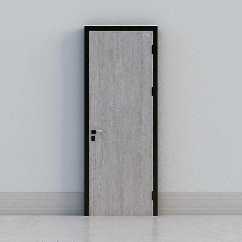 minimal grey door