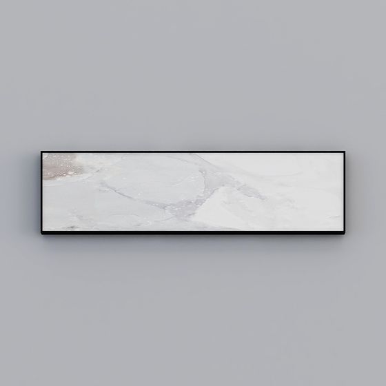 Serene Snow Landscape 3D model